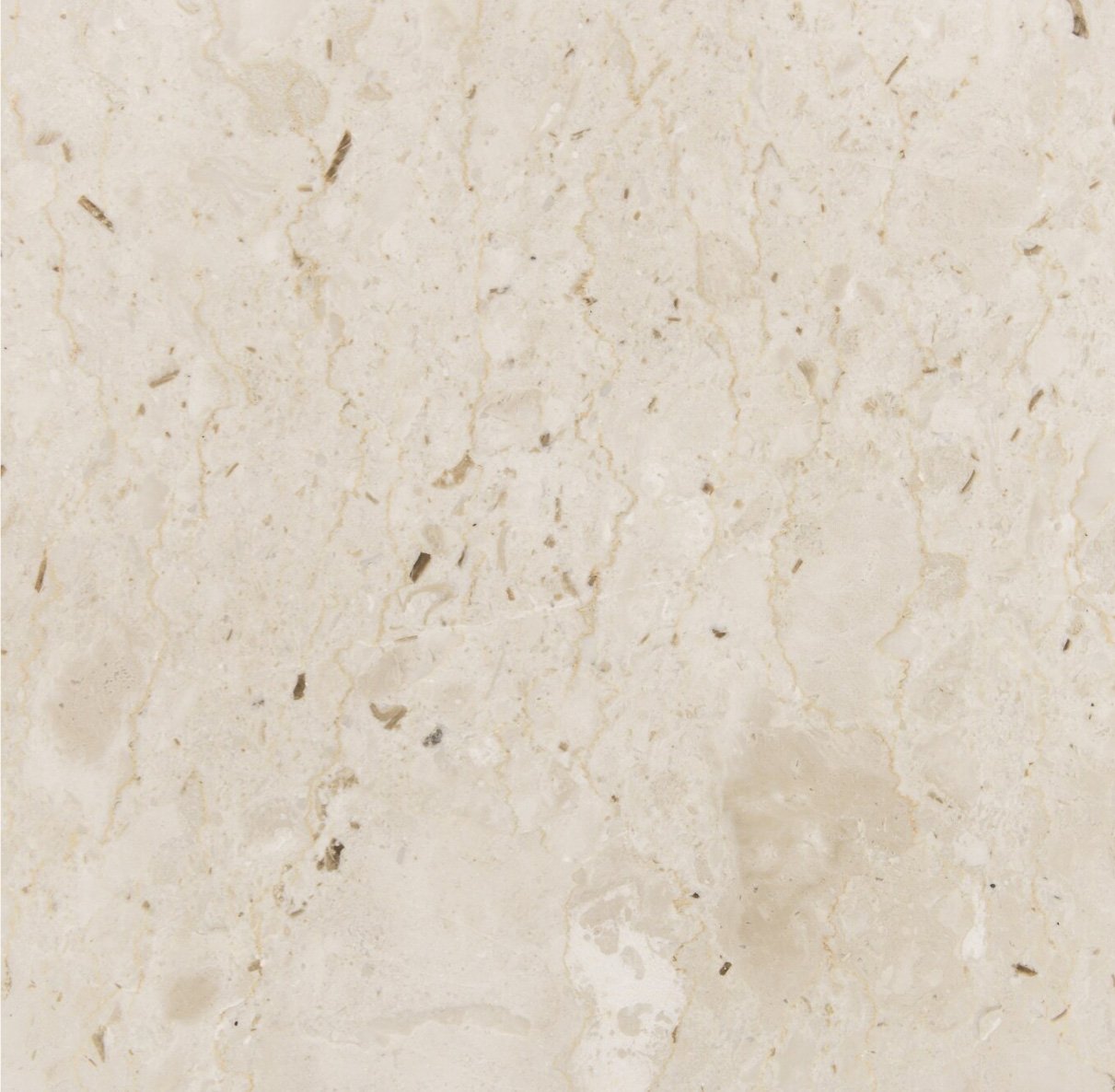 Polished cream marble surface