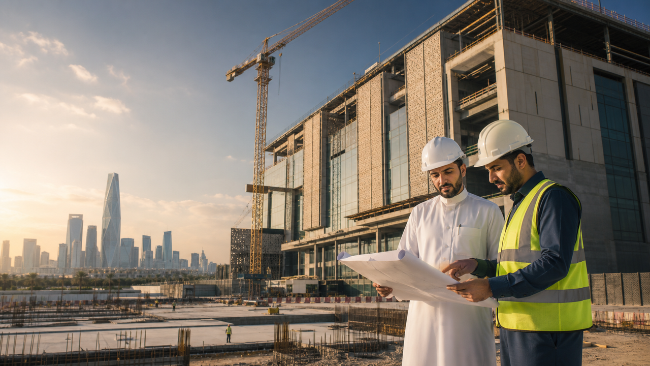 General contracting services in Riyadh construction project