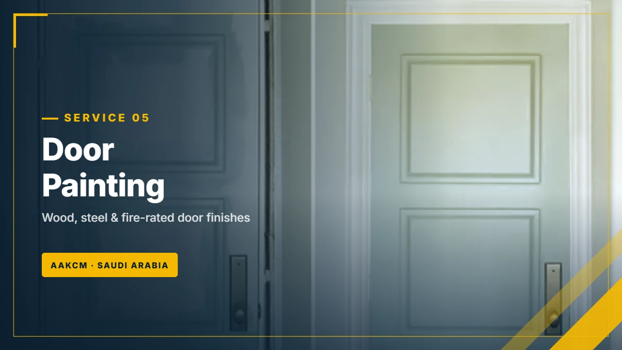 Professional door painting