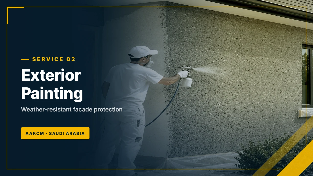 Exterior facade painting by AAKCM
