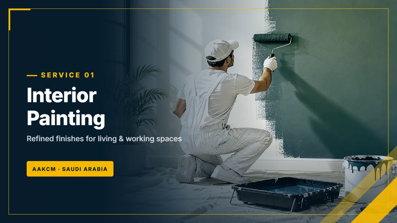 Interior wall painting in a Saudi home